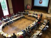 Im Ratssaal tagen die Stadtverordneten