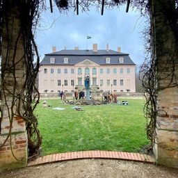 Skulpturen am Venusbeet im Branitzer Park