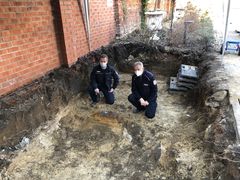 Sprengmeister mit Bombenfund