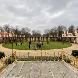 Skulpturen am Venusbeet im Branitzer Park
