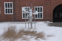 Stadthaus Cottbus im Winter