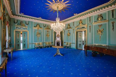 Grüner Saal im Schloss Branitz © Christiane Schleifenbaum, Stiftung Fürst-Pückler-Museum Park und Schloss Branitz Grüner Saal im Schloss Branitz