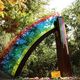 Parco Sculture del Chianti - Regenbogen aus Muranoglas © Petra Schäfer Parco Sculture del Chianti - Regenbogen aus Muranoglas