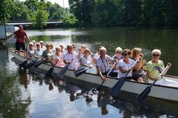 Deutsch-polnische Begegnung im Drachenboot