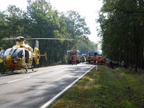 Feuerwehreinsatz auf der L49