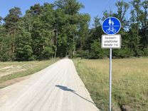 Sanierter Radweg zwischen Englischer Allee und Nutzberg