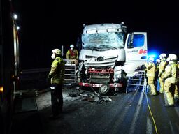Lkw-Unfall auf BAB 15