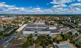 Carl-Thiem-Klinikum von oben © Rainer Weisflog Carl-Thiem-Klinikum von oben