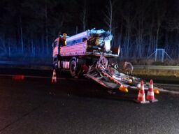 Lkw-Unfall auf BAB 15