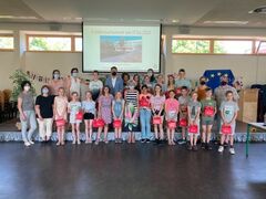 Kinderparlament der Wilhelm-Nevoigt-Grundschule mit Oberbürgermeister Holger Kelch