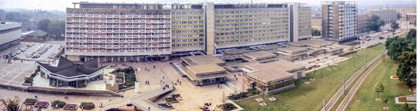 Stadtpromenade in 1970er Jahren