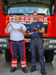 Schlangenfund in Sandow