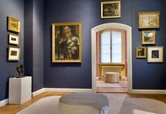 Carl-Blechen-Sammlung: Fürstenzimmer Blaue Stube