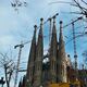 Vor der Sagrada Famila in Barcelona