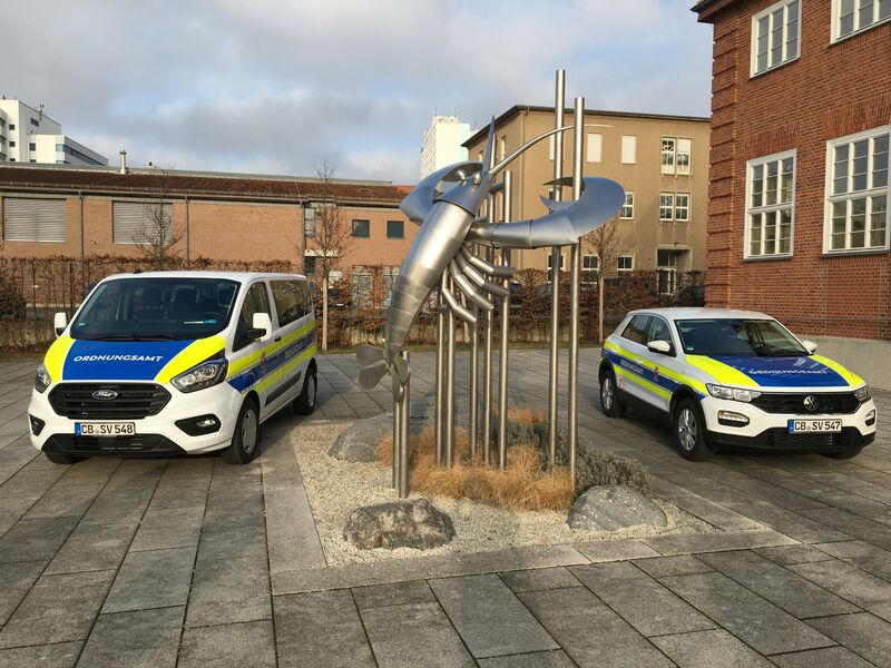 Digital ausgestattete Dienstfahrzeuge des Ordnungsamtes