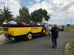Rundfahrt in Willmersdorf im Postbus