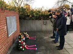 OB Holger Kelch, Gennadi Kushnir, Vors. Jüdische Gemeinde, Bgm Marietta Tzschoppe