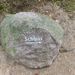 Wegweiser zum Schloss Branitz