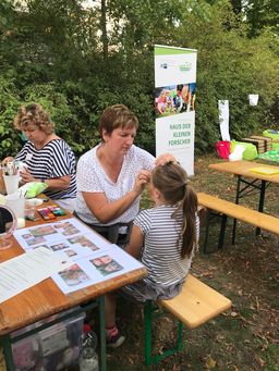 Spaß beim Kinderschminken 