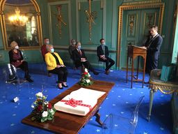 OB Holger Kelch hielt die Laudatio