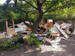 Foto von einer illegalen Ablagerung in Sandow (Juli 20201)