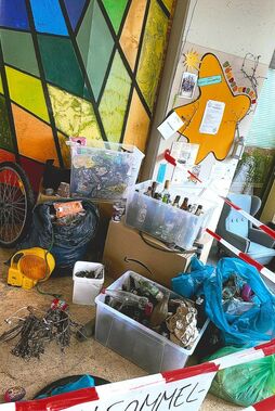 Müllsammelaktion der Kita-Kinder Waldameisen