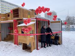OB Tobias Schick und der Geschäftsführer der Gebäudewirtschaft Cottbus GmbH, Dr. Sebastian Herke