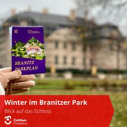 Blick auf das Schloss Branitz