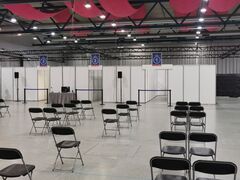 Einblick in die Impfstelle