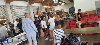 Besichtigung der Lebenshilfe-Werkstätten © IDA Fischer/CMT Cottbus GmbH Besichtigung der Lebenshilfe-Werkstätten