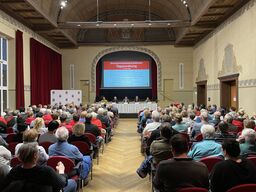 Gallinchener Einwohnerversammlung im Cottbuser Stadthaus mit OB Schick