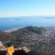 Die Gefängnisinsel Robben Island und Kapstadt vom Tafelberg aus, Südafrika © Sylvia Wähling Die Gefängnisinsel Robben Island und Kapstadt vom Tafelberg aus, Südafrika