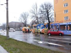 Zusammenstoß auf der Sandower Hauptstraße