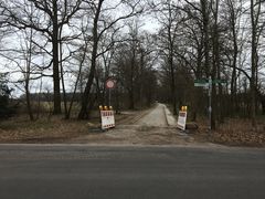 Bauarbeiten von der Kastanienallee Höhe Parkschmiede in Richtung Wappenhaus/L 49