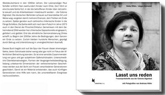 Plakat "Lasst uns reden"