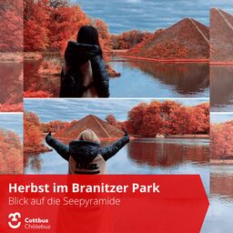 Seepyramide im Branitzer Park