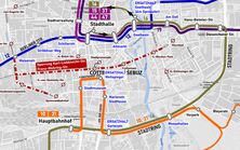 Linienanpassungen zum Zug der fröhlichen Leute Umleitung Bus 12 Uhr bis 19 Uhr