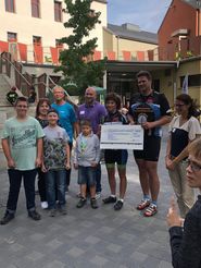 Scheckübergabe des RSV Cottbus